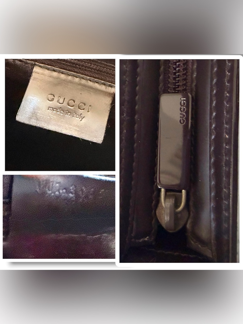 Gucci Tom Ford Era Lacquered Square G Leather Bag - Picture 15 of 15
